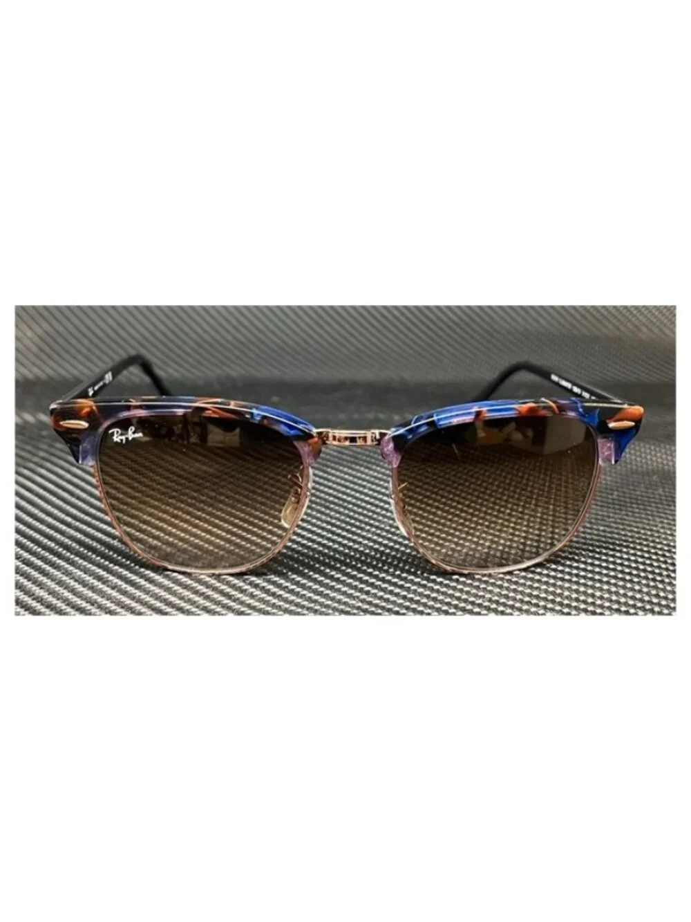 New Ray Ban Men  Brown/Blue Sunglasses  49- 21- 140